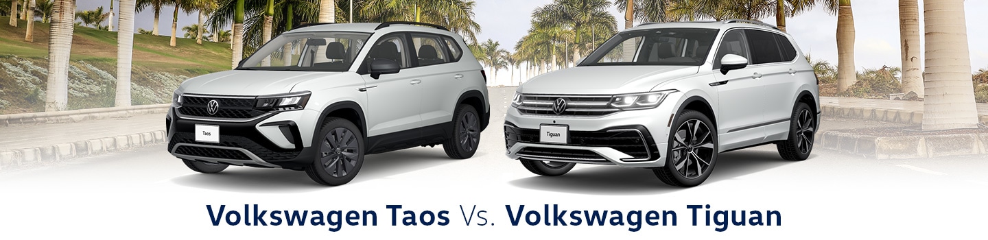 Volkswagen Taos vs. Tiguan