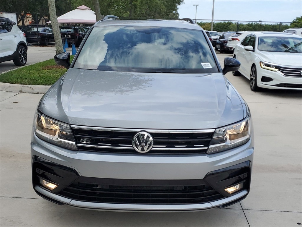 Certified 2021 Volkswagen Tiguan SE R-LINE BLACK with VIN 3VV3B7AX8MM102761 for sale in Coconut Creek, FL