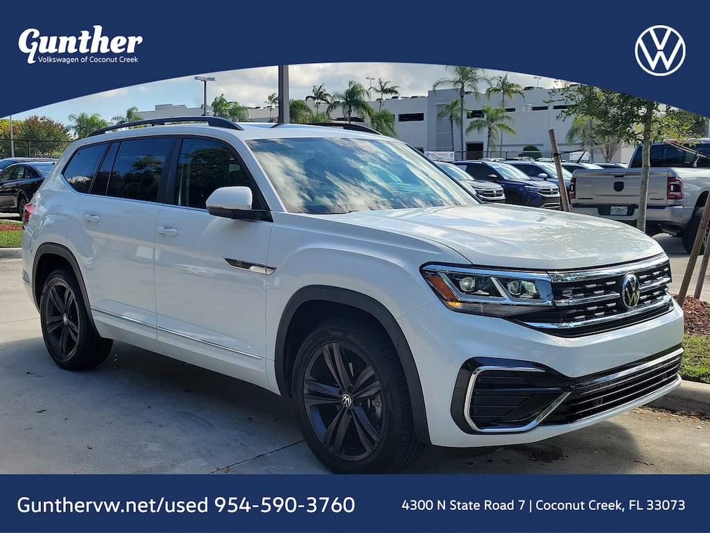 Certified 2021 Volkswagen Atlas 3.6L V6 SE w/Technology R-Line SUV