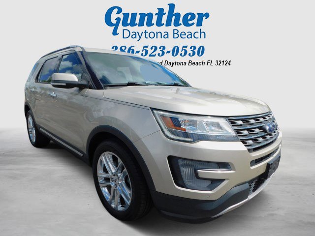 Used 2017 Ford Explorer Limited with VIN 1FM5K7FH7HGD49886 for sale in Daytona Beach, FL