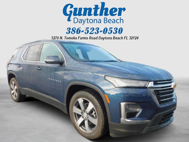 Used 2022 Chevrolet Traverse 3LT with VIN 1GNERHKW3NJ102204 for sale in Daytona Beach, FL