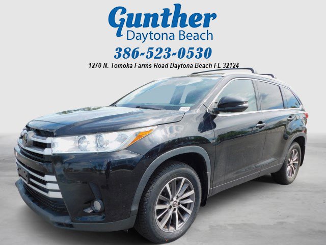 Used 2019 Toyota Highlander XLE with VIN 5TDJZRFH5KS926177 for sale in Daytona Beach, FL