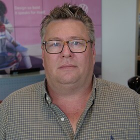 Staff member Mike Scarlett from 660726d002eb