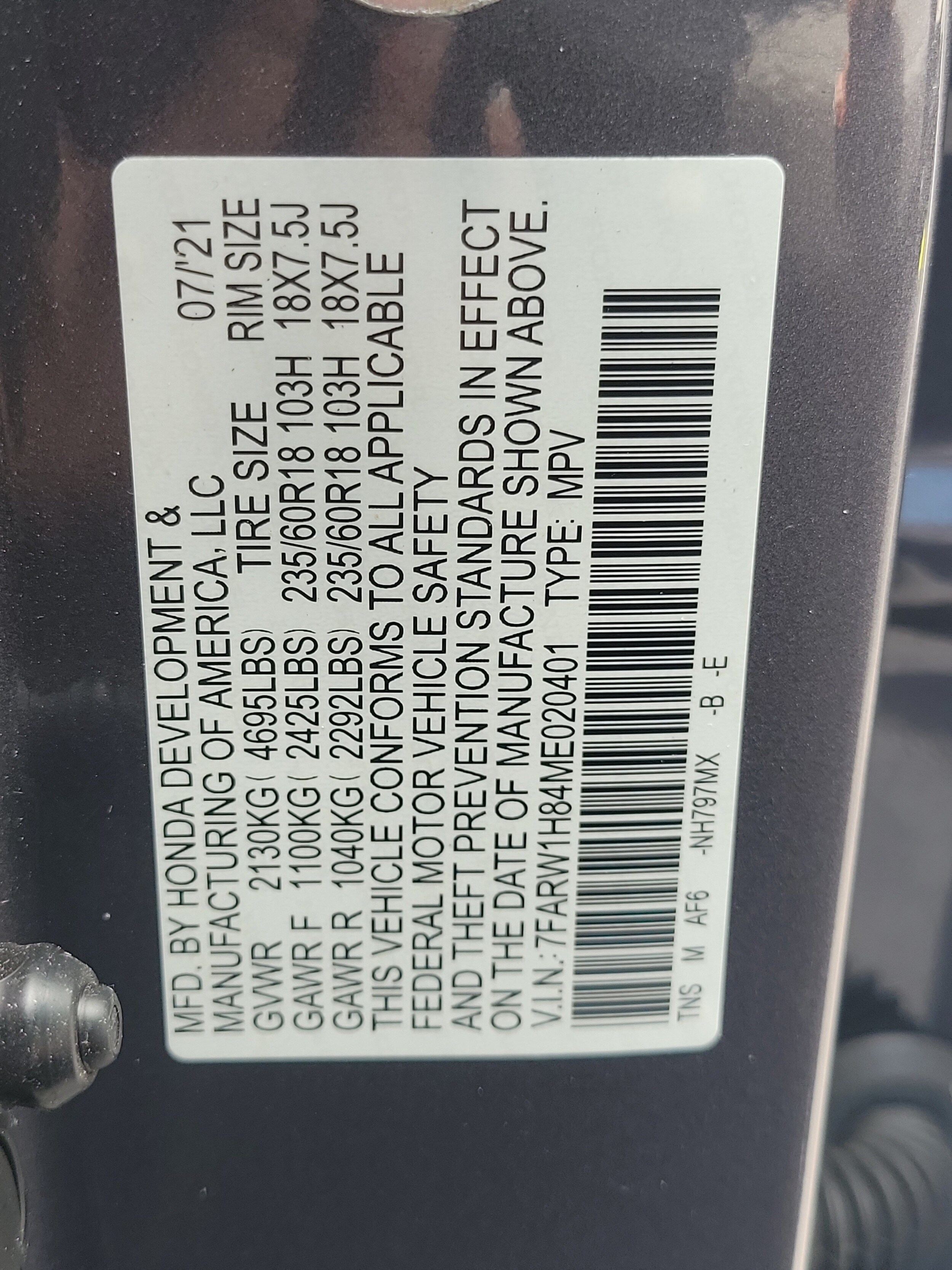 2021 Honda CR-V EX-L - Photo 28