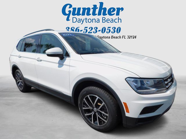 Used 2021 Volkswagen Tiguan SE with VIN 3VV3B7AX8MM043646 for sale in Daytona Beach, FL