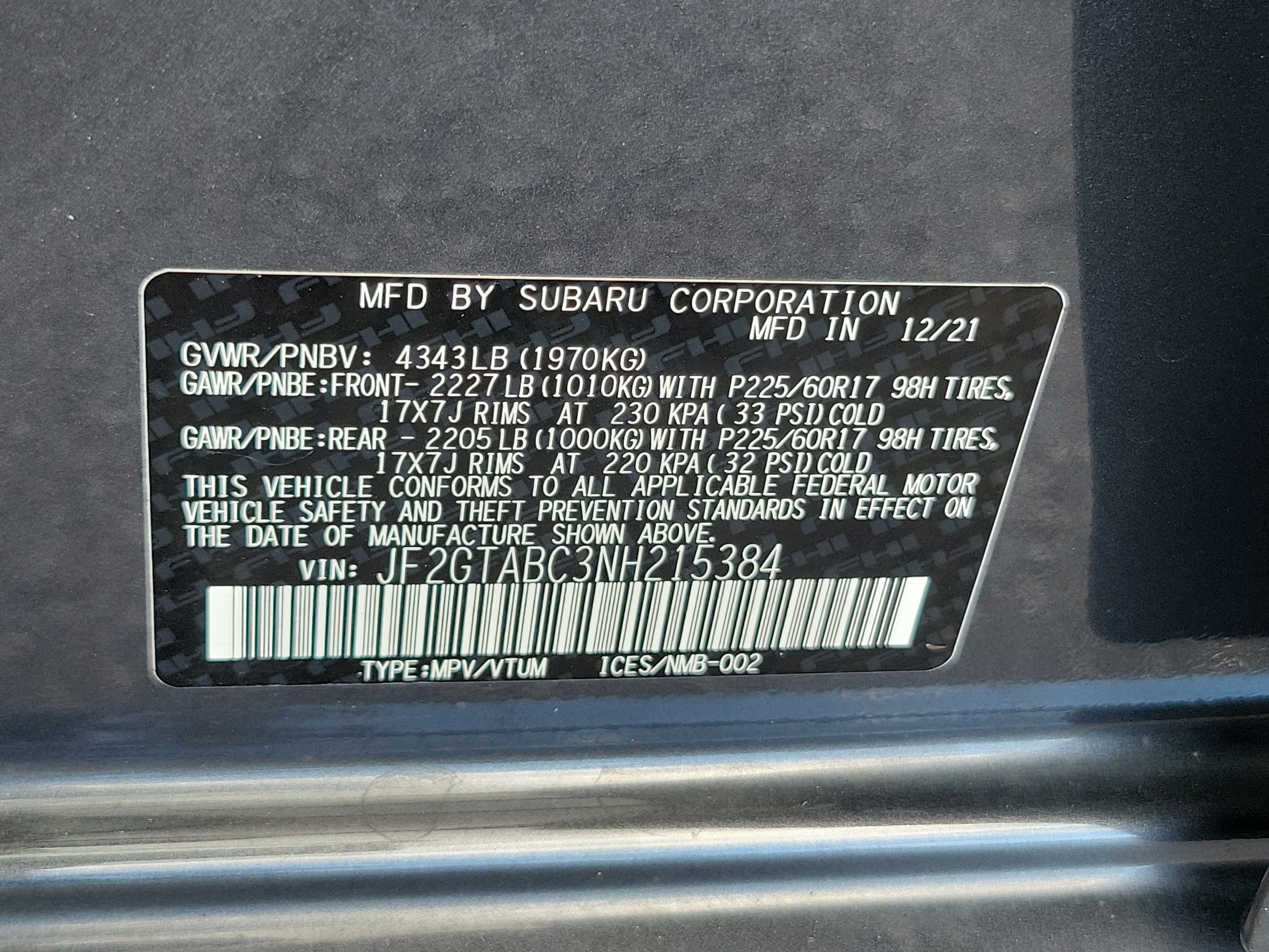 2022 Subaru Crosstrek Base - Photo 26