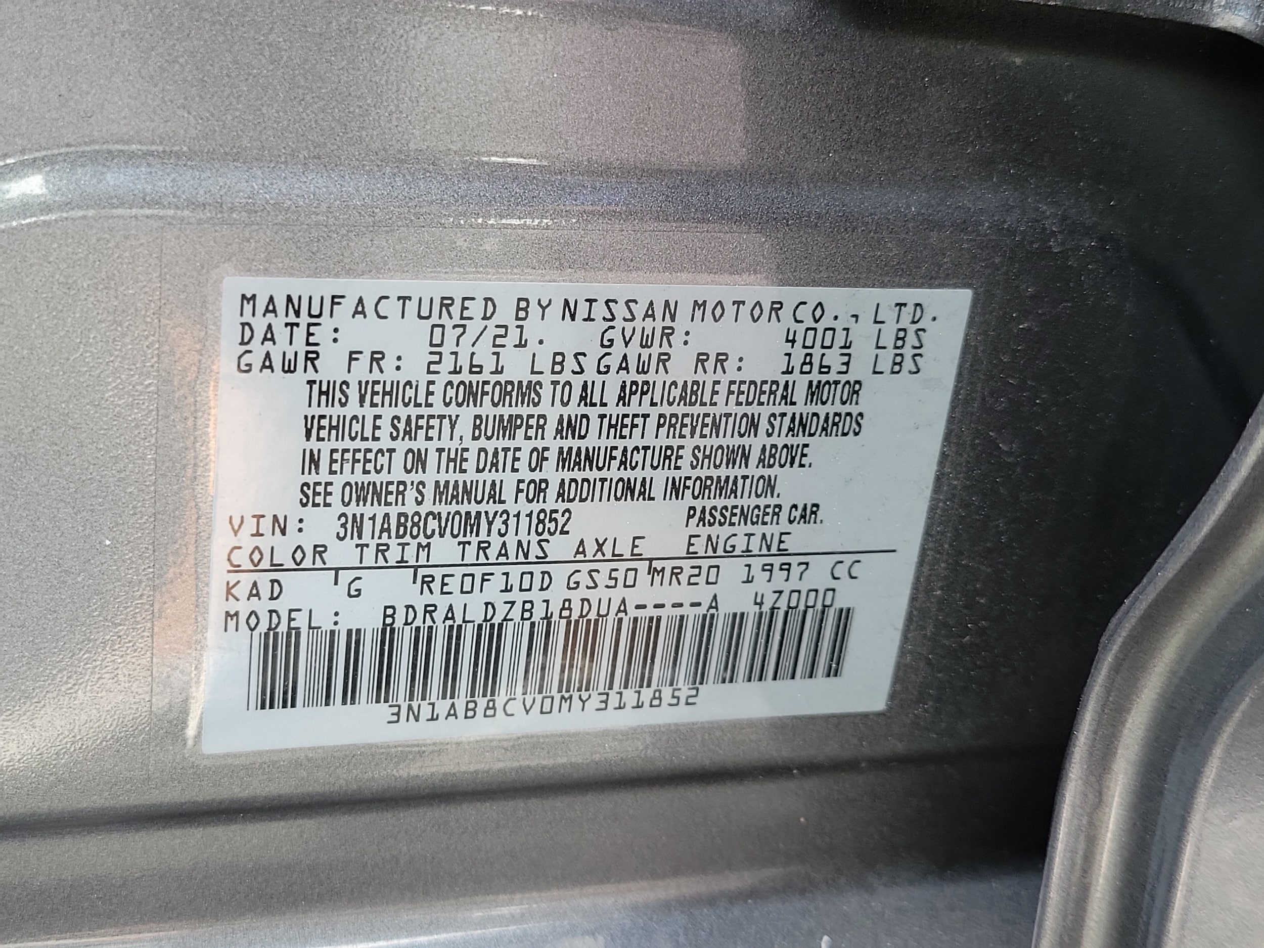 2021 Nissan Sentra SV - Photo 27