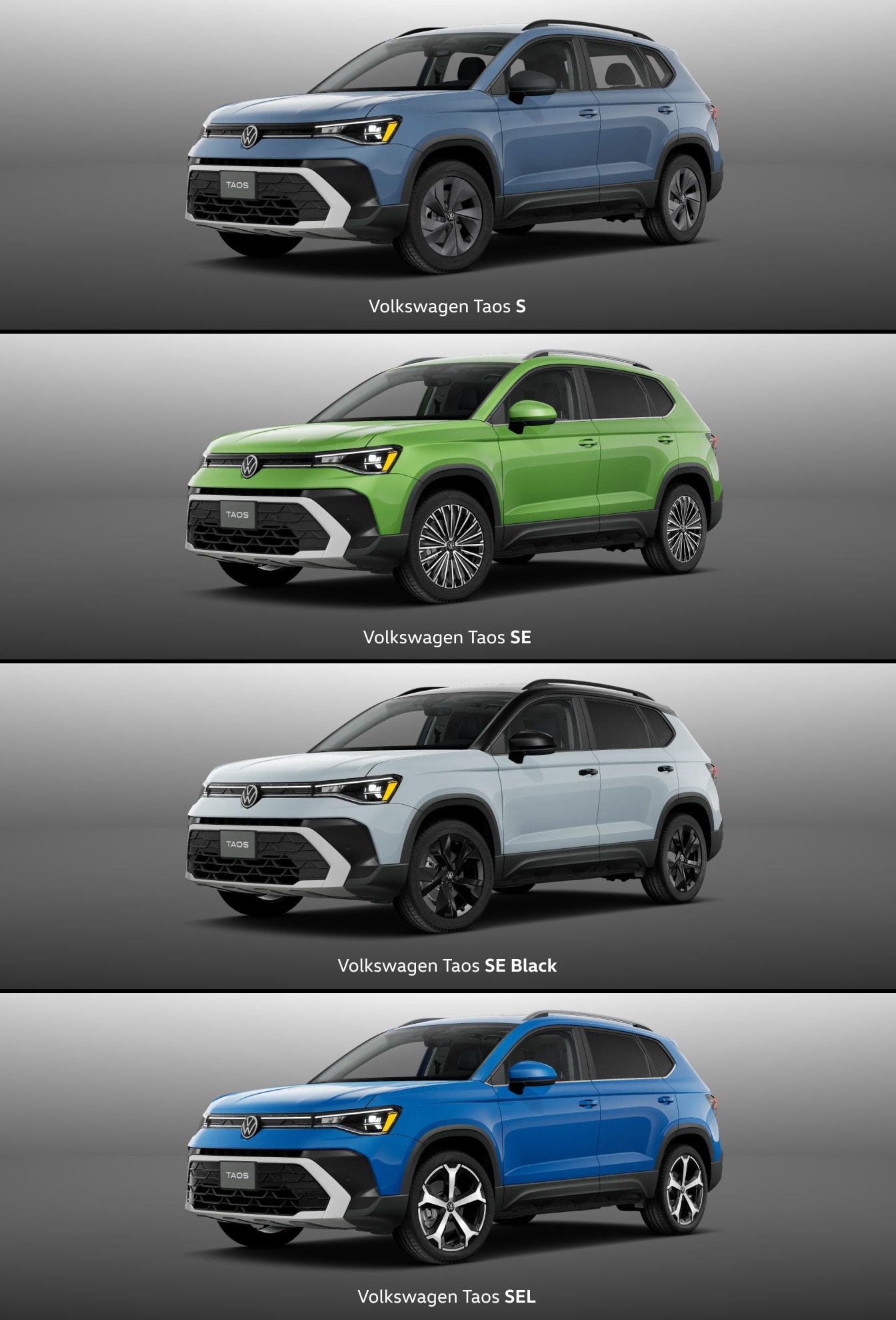 2025 Volkswagen Taos Trim Levels