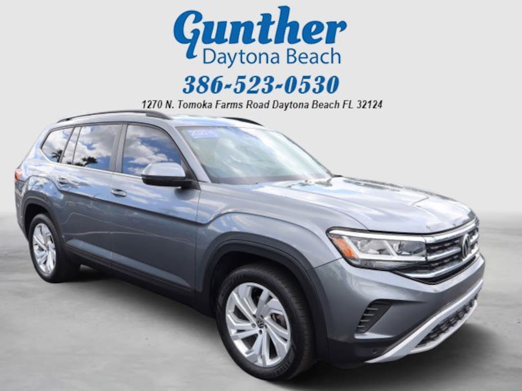 Certified 2021 Volkswagen Atlas 3.6L V6 SE w/Technology 21 ATLAS SE V6