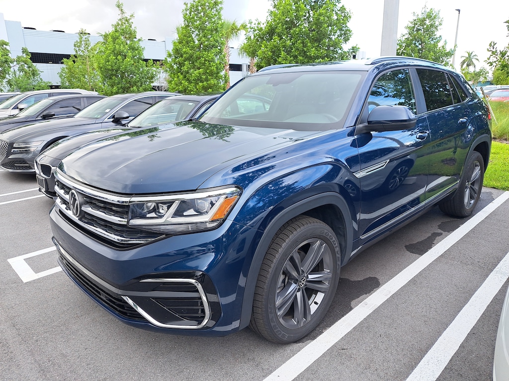 Used 2021 Volkswagen Atlas Cross Sport 3.6L V6 SE w/Technology R-Line SUV