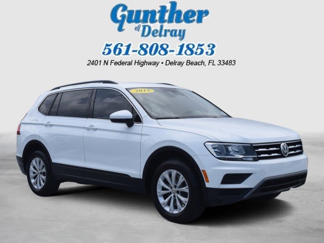 Used 2019 Volkswagen Tiguan SE with VIN 3VV3B7AX2KM090944 for sale in Delray Beach, FL