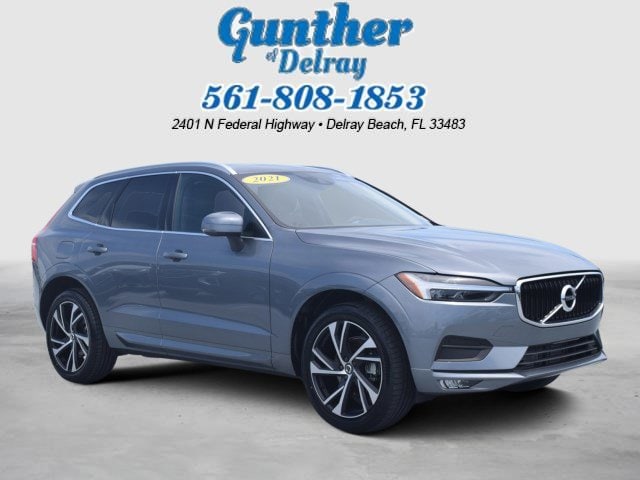 Used 2021 Volvo XC60 Momentum with VIN YV4102DK8M1845851 for sale in Delray Beach, FL