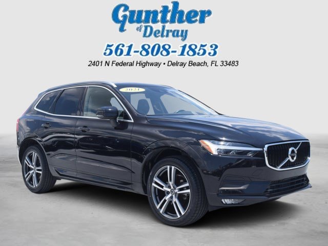 Used 2021 Volvo XC60 Momentum with VIN YV4102DKXM1821910 for sale in Delray Beach, FL