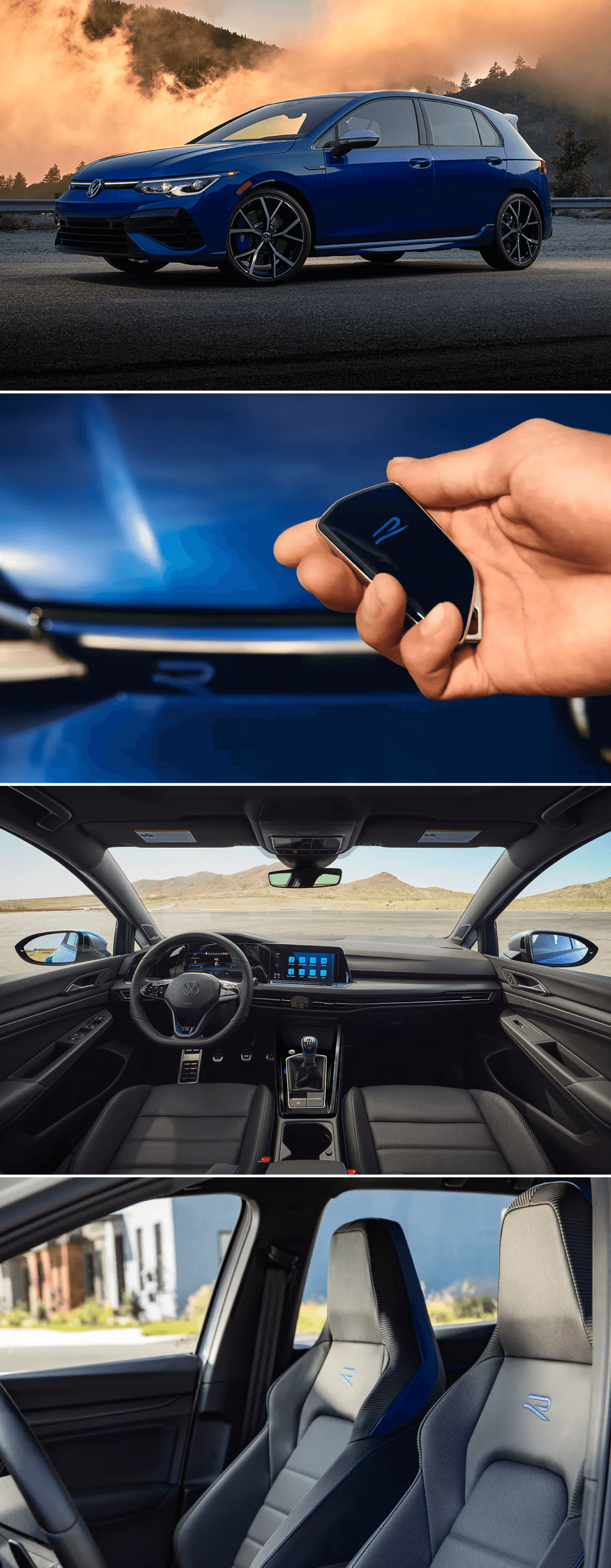 Mazda3 Hatchback vs. VW Golf R Performance and Efficiency Specs
