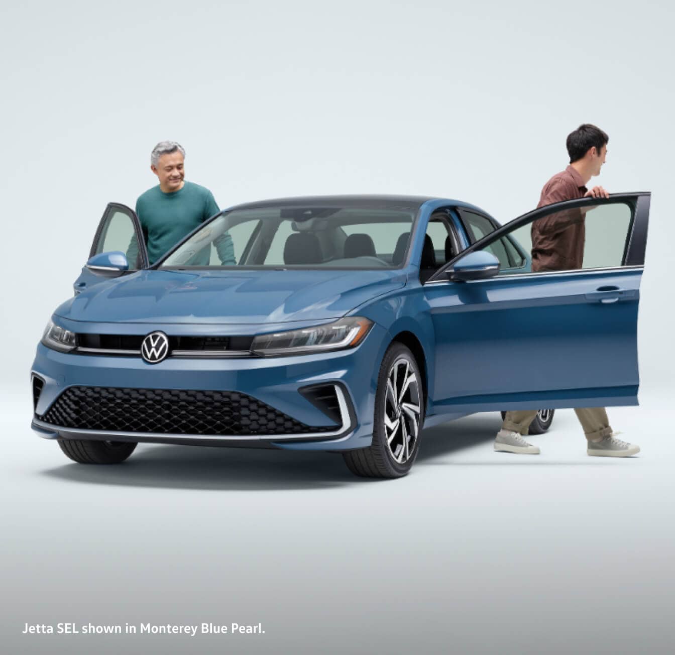 2025 Volkswagen Jetta SEL Monterey Blue Pearl
