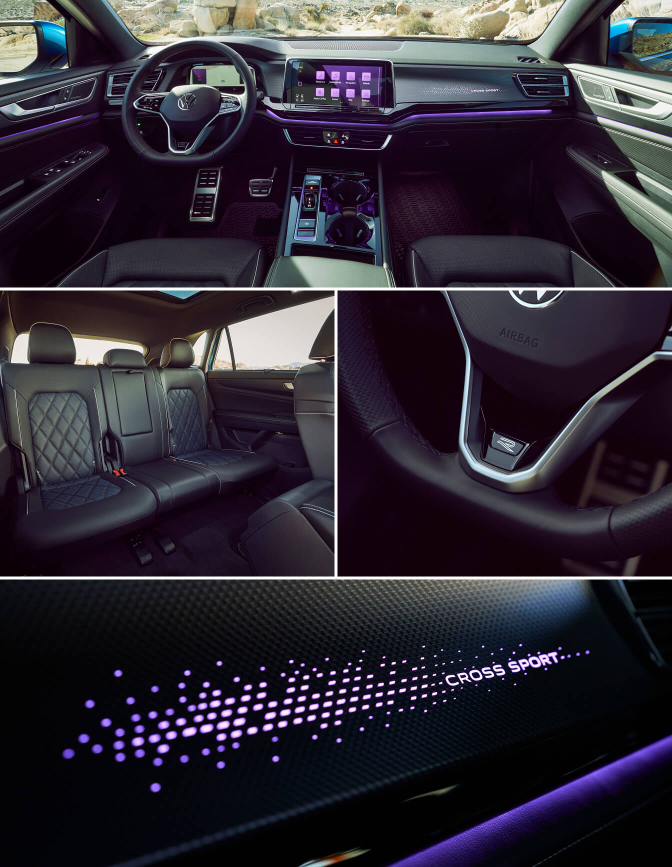2025 VW Atlas Cross Sport R-Line Interior
