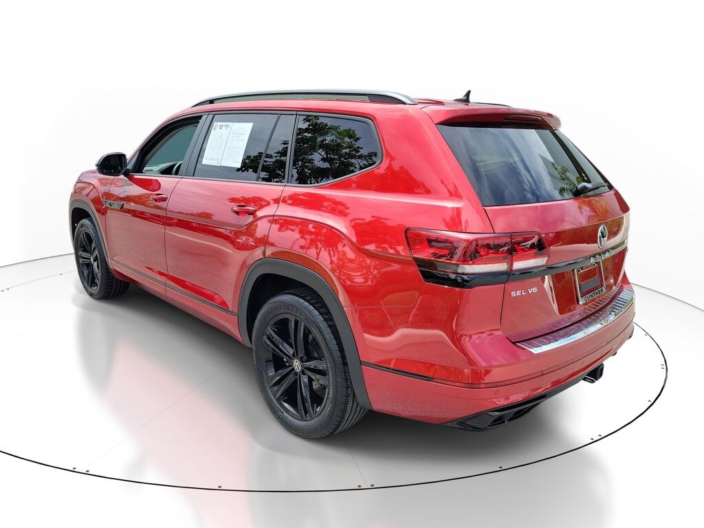 Certified 2023 Volkswagen Atlas 3.6L V6 SEL R-Line Black SUV