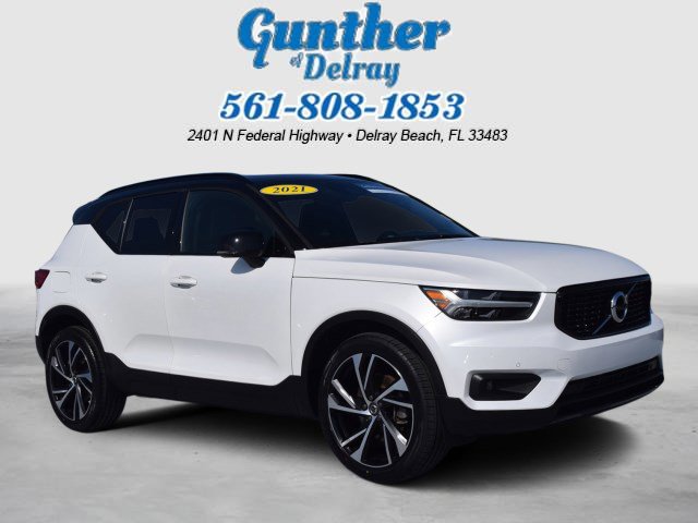 Used 2021 Volvo XC40 R-Design with VIN YV4162UM8M2533202 for sale in Delray Beach, FL