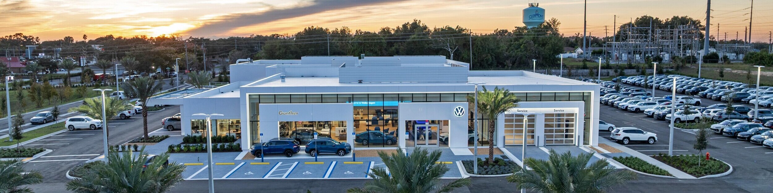 Volkswagen Taos exterior showing lease special