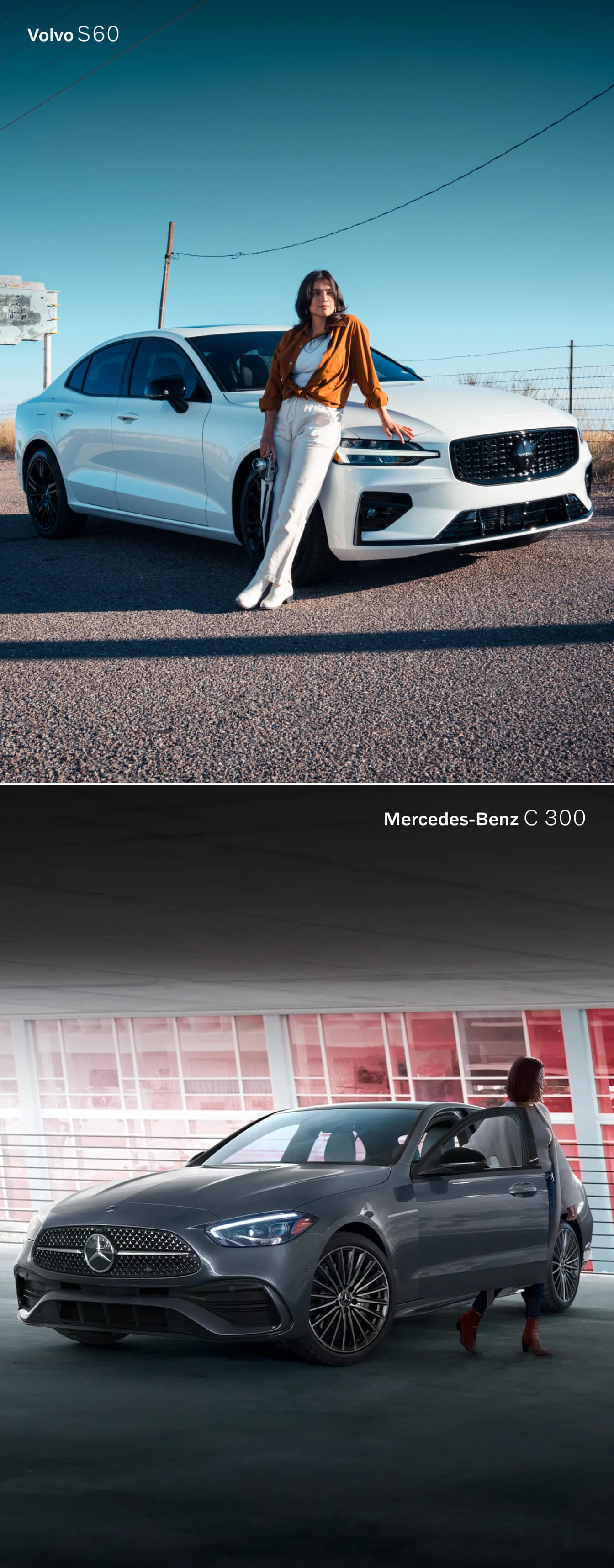 Volvo S60 vs. Mercedes-Benz C 300 Performance and Safety