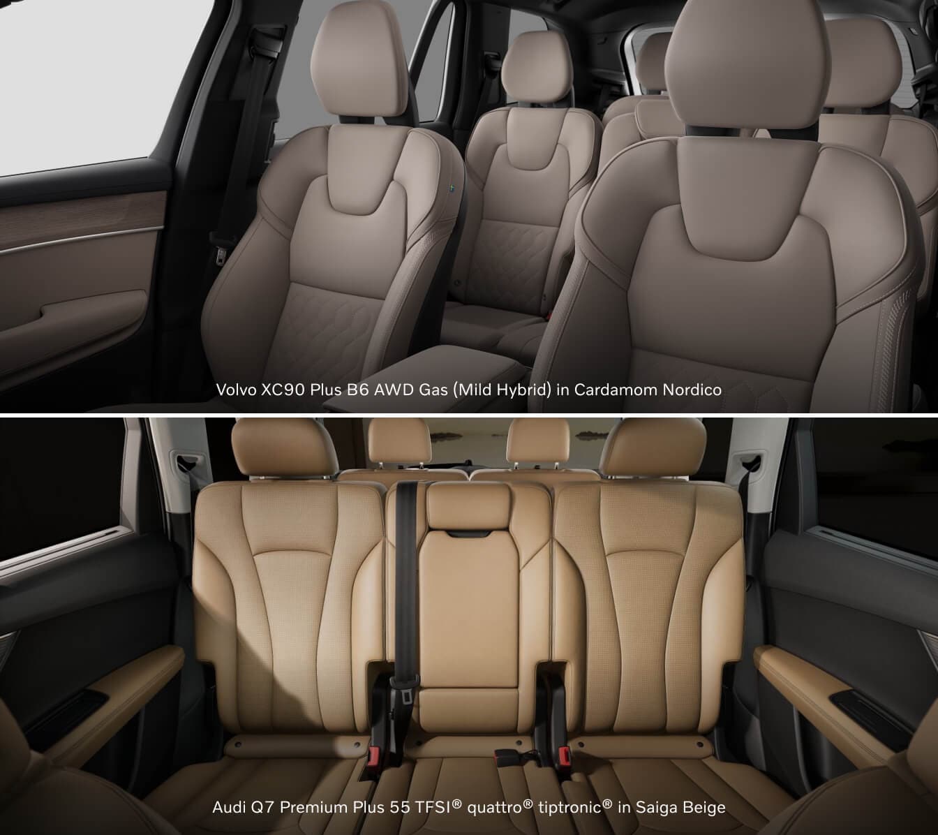 Volvo XC90 vs. Audi Q7 Interior
