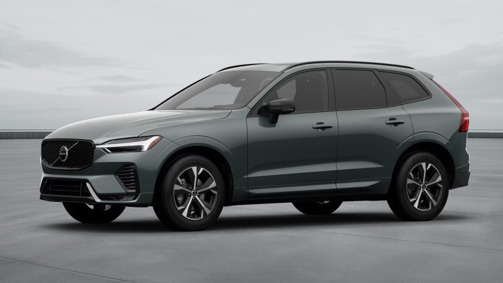 Volvo XC60 in Forest Lake shown from a front three-quarter view.