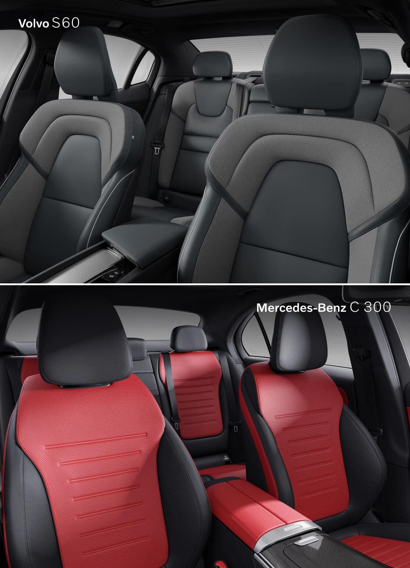 Volvo S60 vs. Mercedes-Benz C 300 Interior