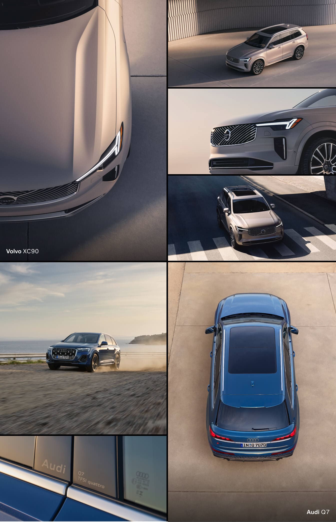 Volvo XC90 vs. Audi Q7 Performance and Safety