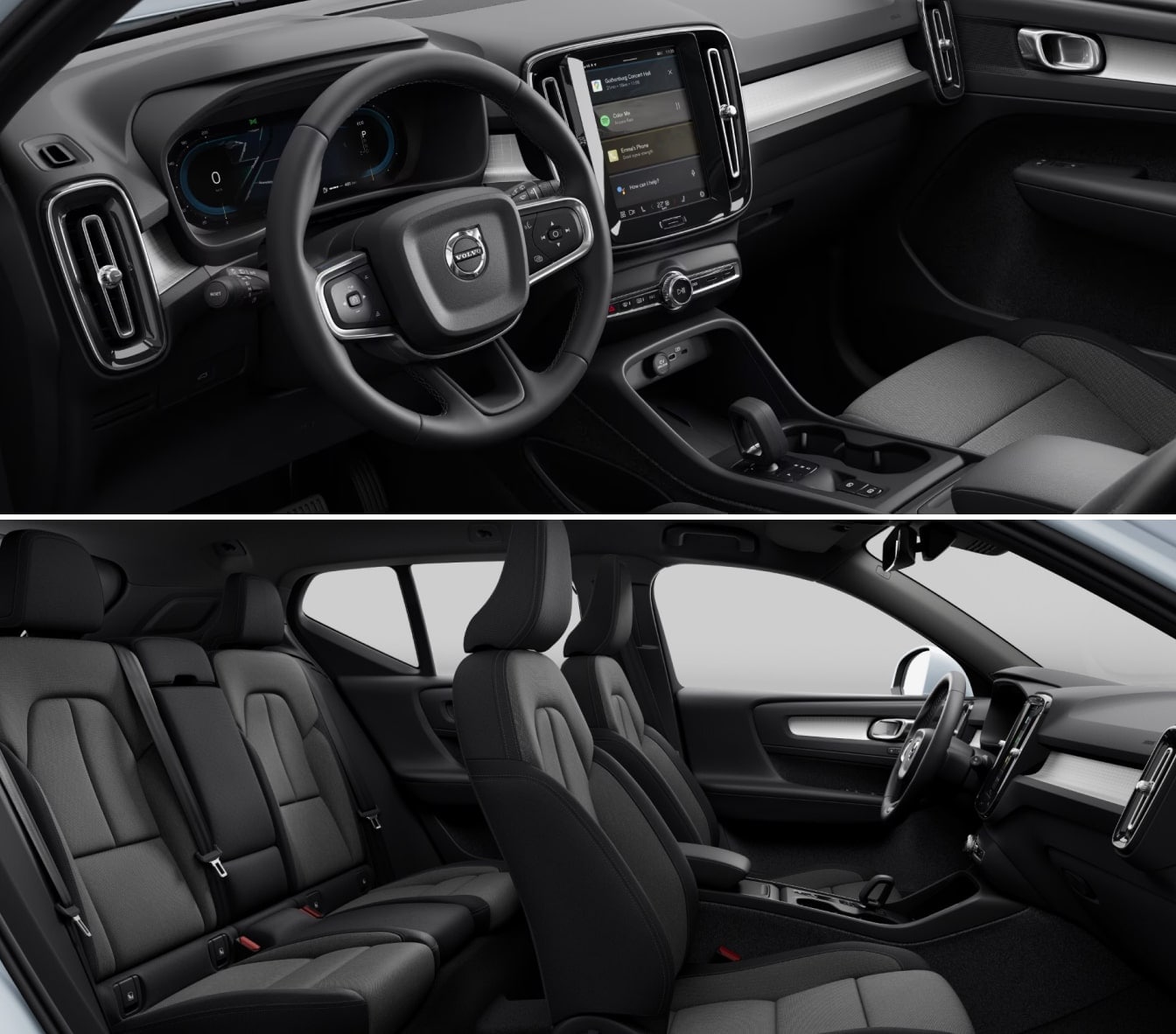 Volvo XC40 interior design
