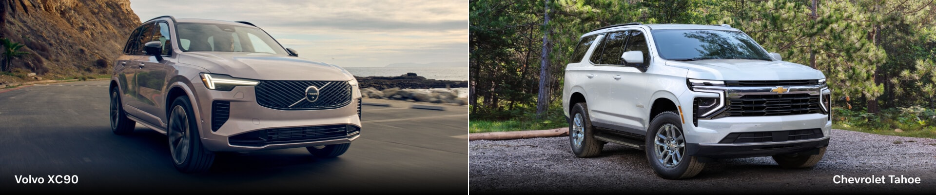 2026 Volvo XC90 Vs. 2026 Chevrolet Tahoe