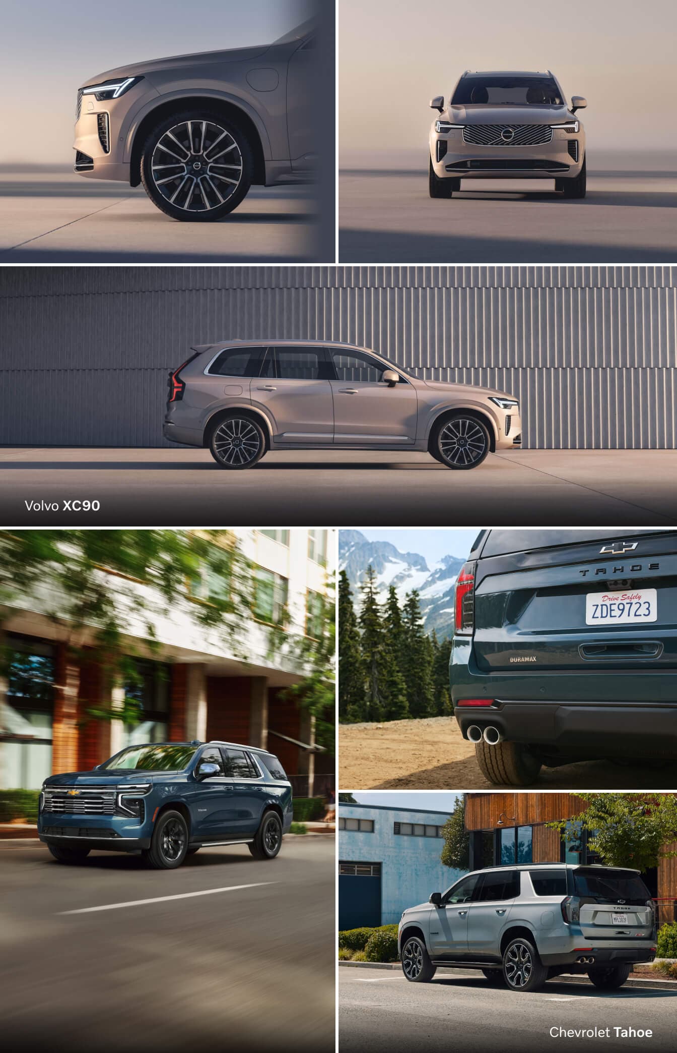 Volvo XC90 vs. Chevrolet Tahoe Performance