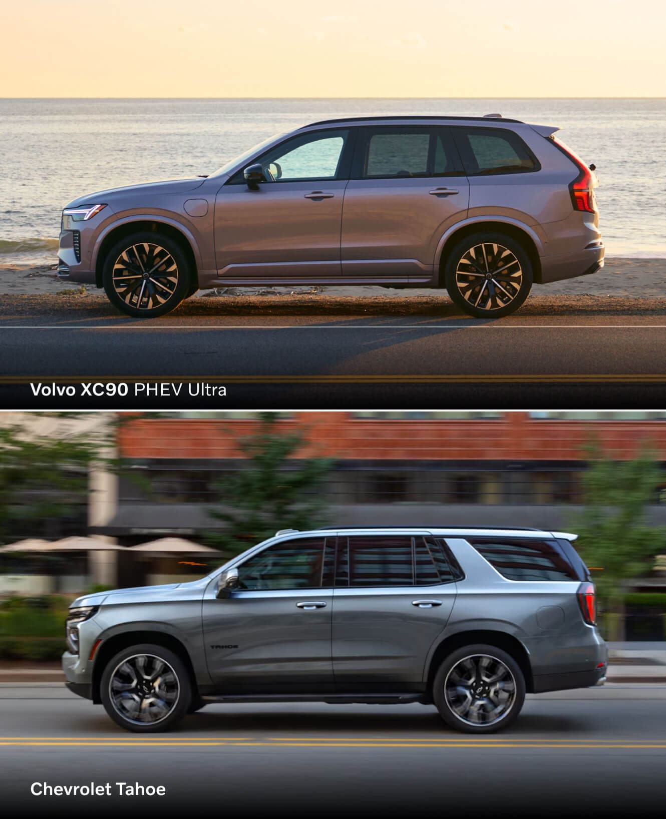 Chevrolet Tahoe vs. Volvo XC90 Cargo Space and Dimensions