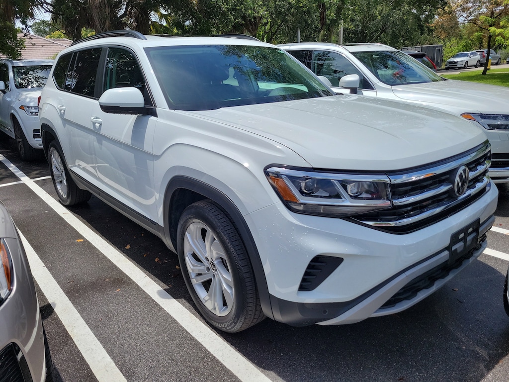Used 2021 Volkswagen Atlas 3.6L V6 SE w/Technology 4MOTION SUV