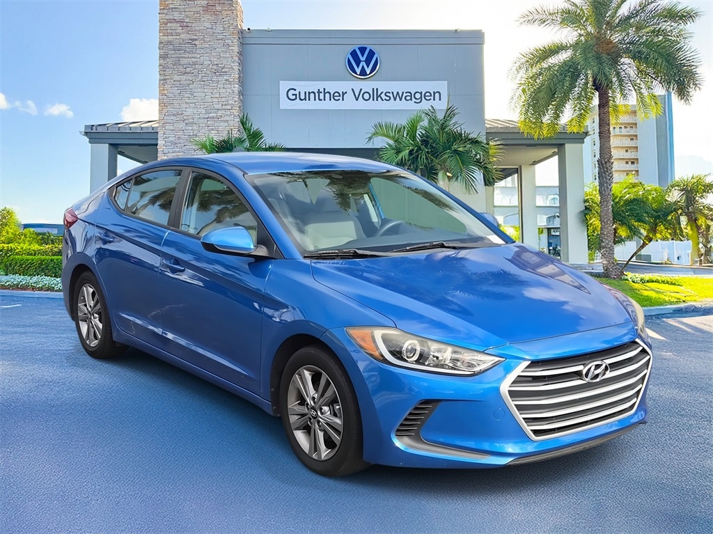 Used 2018 Hyundai Elantra SEL with VIN KMHD84LF4JU615190 for sale in Pompano Beach, FL