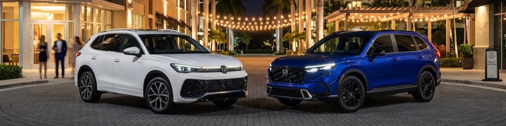 VW Tiguan vs Honda CR-V comparison in Pompano Beach