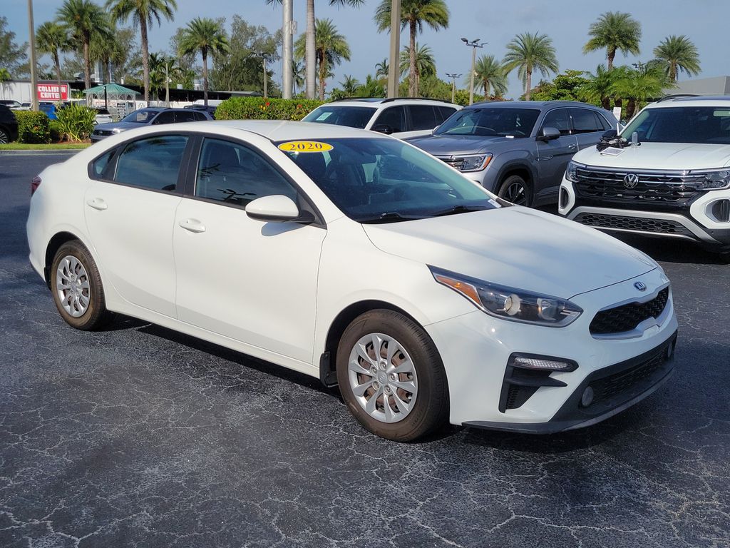 Used 2020 Kia FORTE FE with VIN 3KPF24ADXLE229116 for sale in Pompano Beach, FL