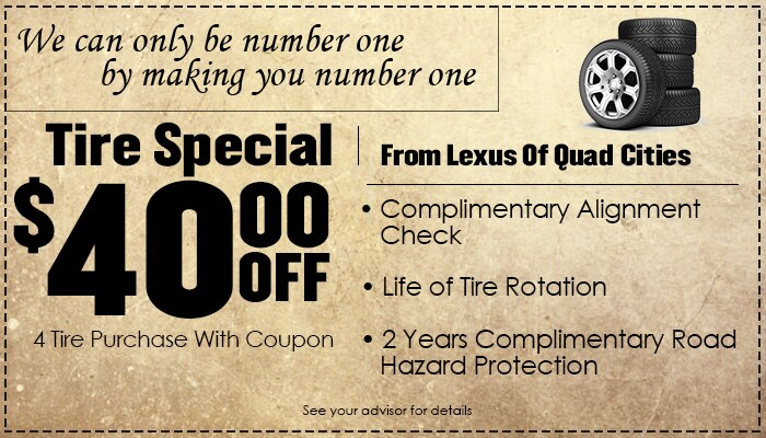 $40 Off Tire Special $40 Off Tire Special