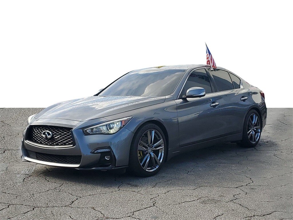 Used 2019 INFINITI Q50 Signature Edition with VIN JN1EV7AP2KM541125 for sale in Hialeah, FL