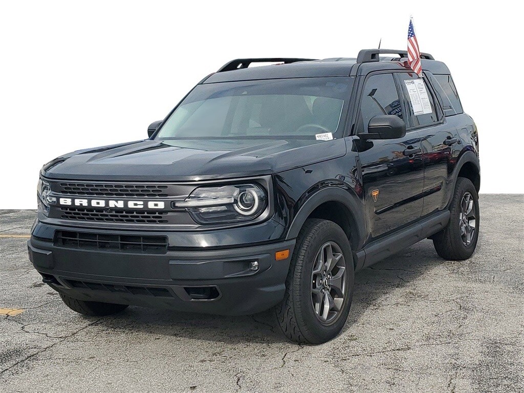 Certified 2021 Ford Bronco Sport Badlands with VIN 3FMCR9D96MRB37462 for sale in Hialeah, FL