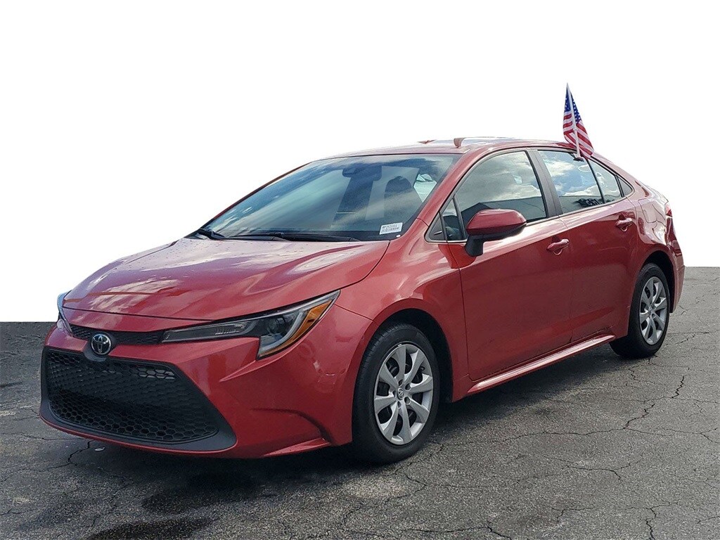 Used 2021 Toyota Corolla LE with VIN 5YFEPMAE6MP253161 for sale in Hialeah, FL