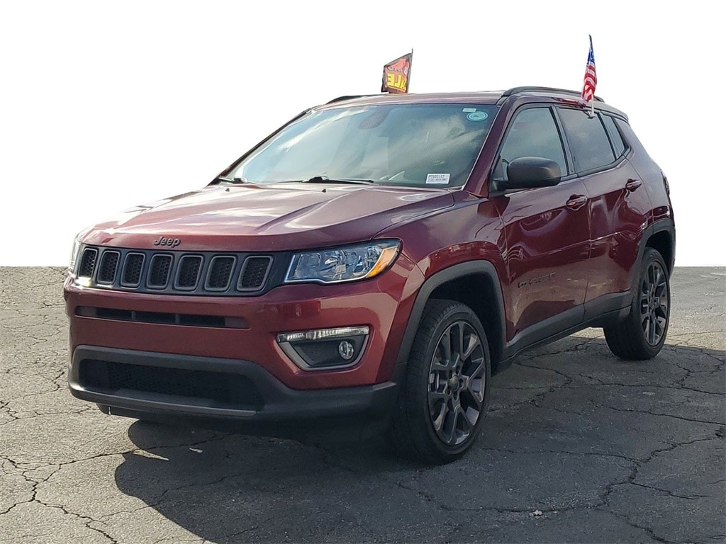 Used 2021 Jeep Compass 80th Spec. Edition with VIN 3C4NJDEB7MT603167 for sale in Hialeah, FL