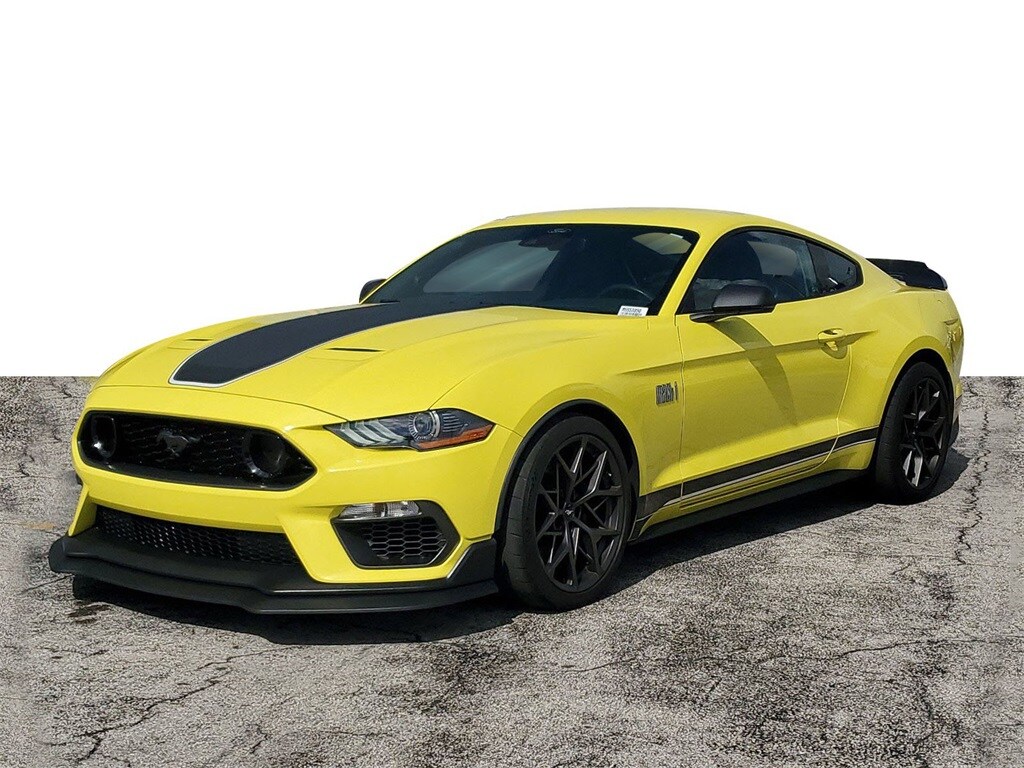 Used 2021 Ford Mustang Mach 1 with VIN 1FA6P8R08M5553890 for sale in Hialeah, FL