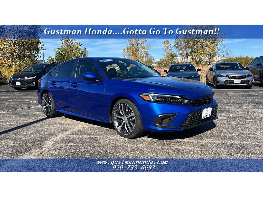 Certified 2022 Honda Civic Touring Sedan
