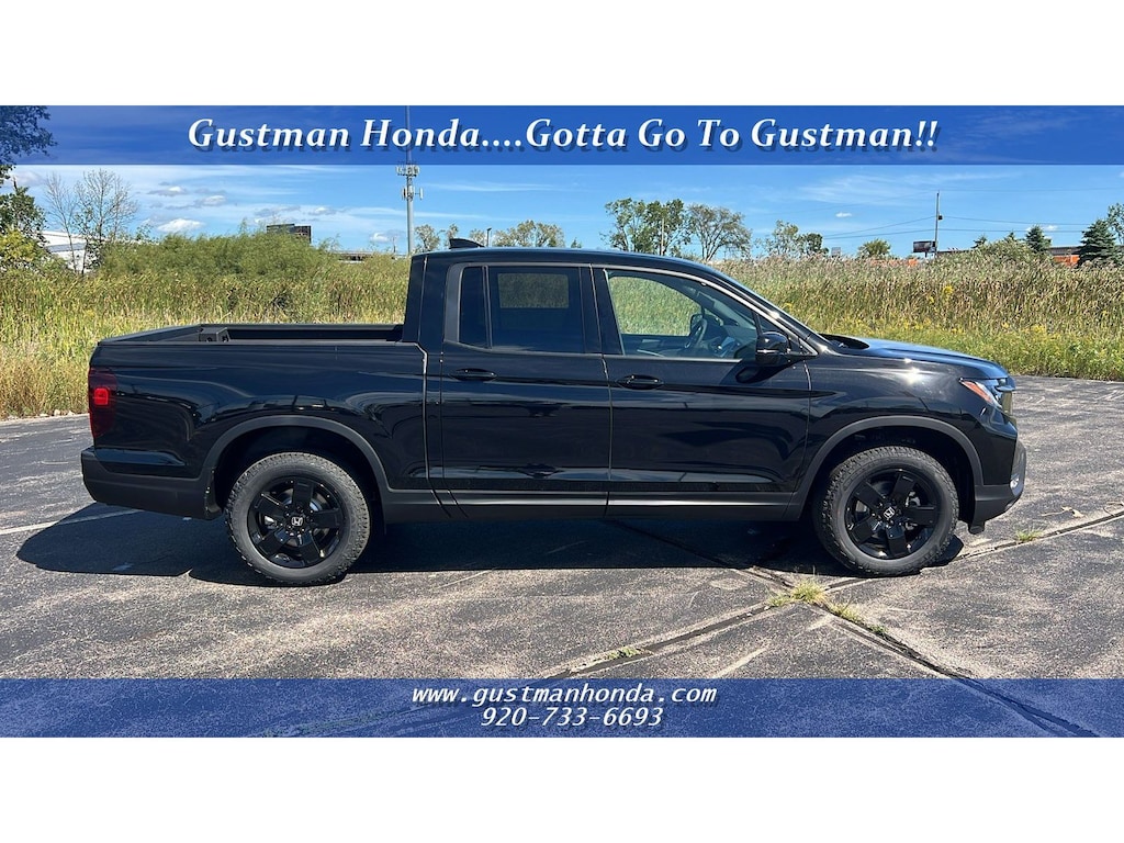New 2026 Honda Ridgeline Black Edition Truck Crew Cab