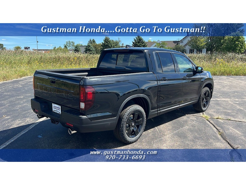 New 2026 Honda Ridgeline Black Edition Truck Crew Cab