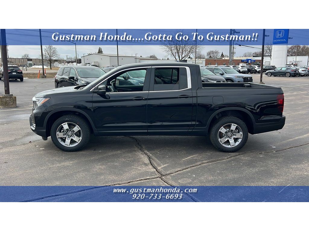 New 2026 Honda Ridgeline RTL w/ Tailgate Blackout Truck Crew Cab