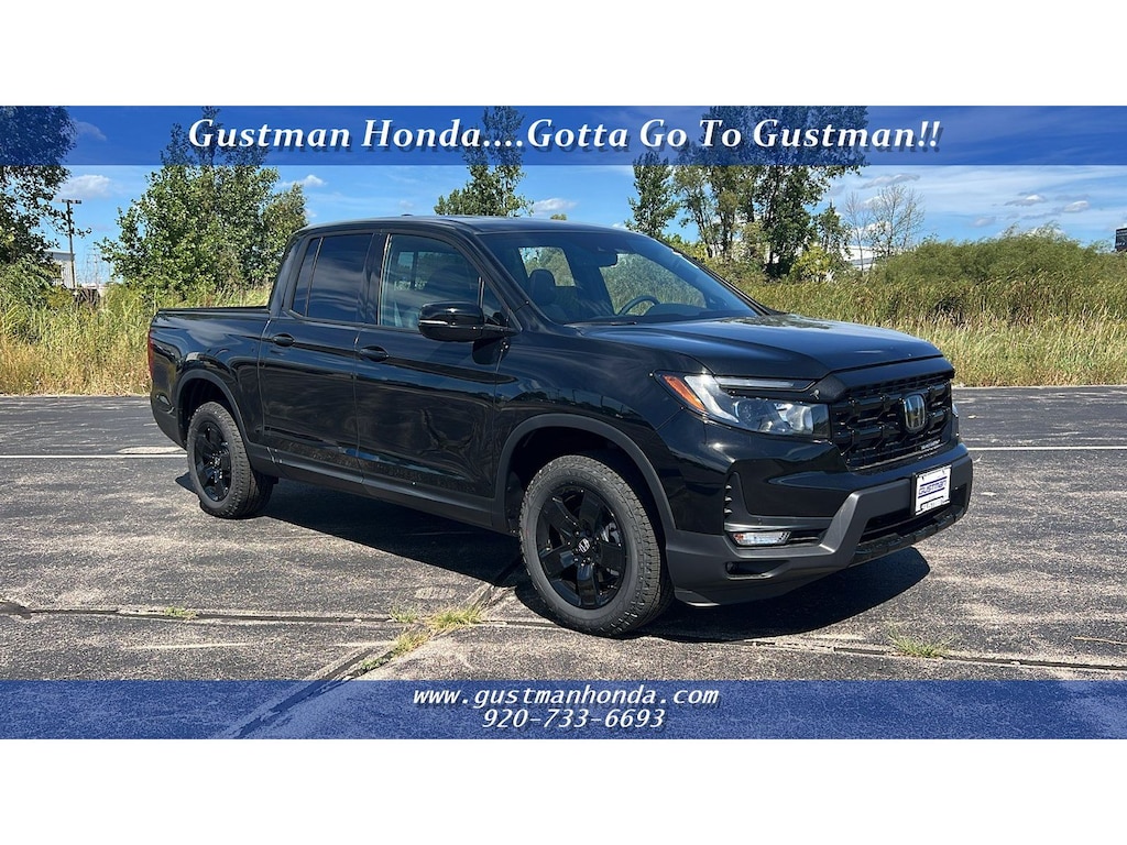 New 2026 Honda Ridgeline Black Edition Truck Crew Cab