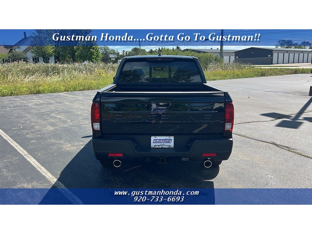 New 2026 Honda Ridgeline Black Edition Truck Crew Cab