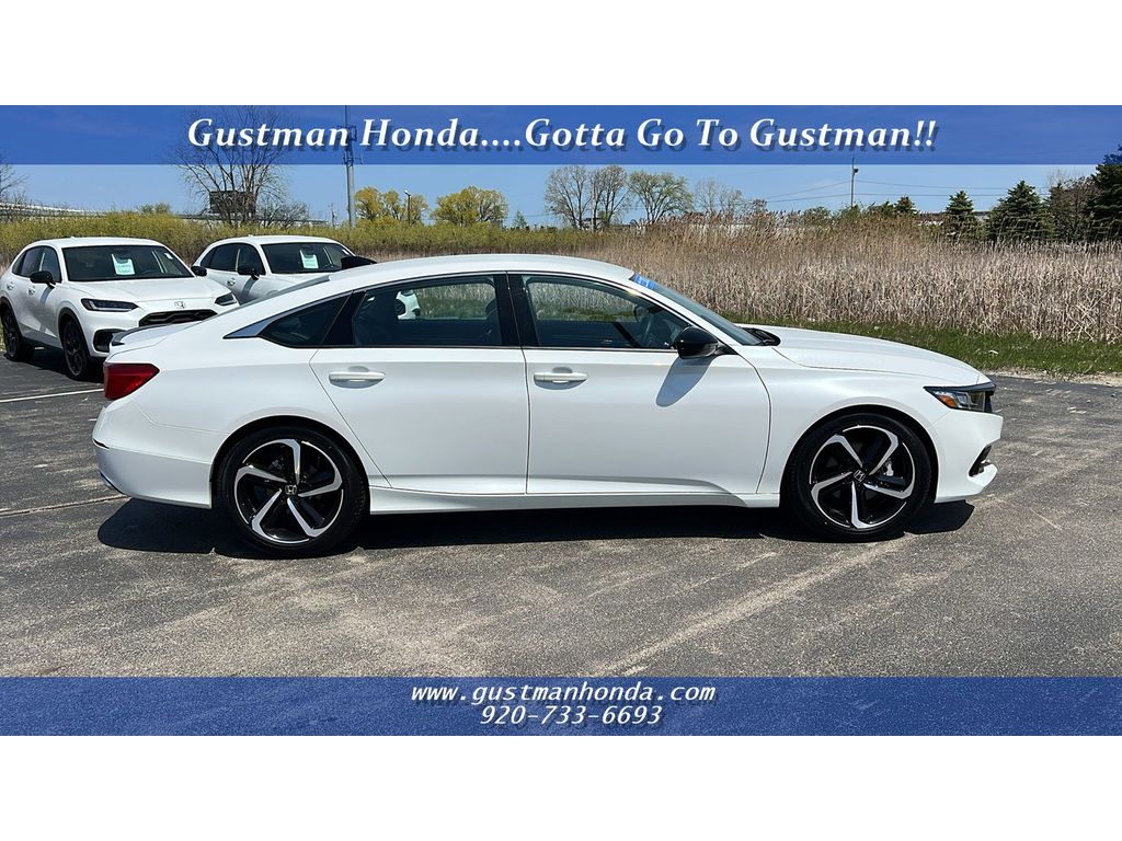 Certified 2022 Honda Accord Sport SE with VIN 1HGCV1F4XNA066265 for sale in Appleton, WI