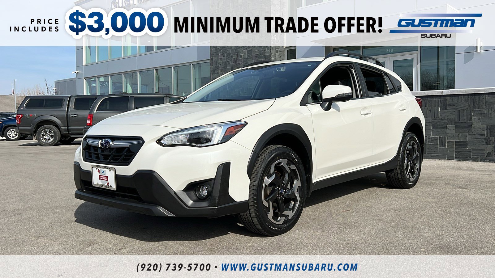 Certified 2022 Subaru Crosstrek Limited with VIN JF2GTHMC4N8226710 for sale in Appleton, WI